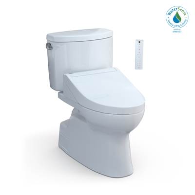 Toto MW4743084CEFG#01- Toto Washlet+ Vespin Ii Two-Piece Elongated 1.28 Gpf Toilet And Washlet+ C5 Bidet Seat Cotton White