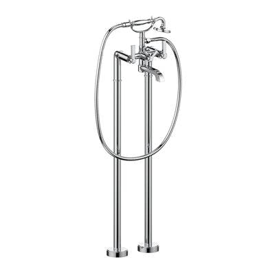 Vogt TM.Z1.2100.CC- Zehn Trim for Floor Mount Tub Filler Chrome