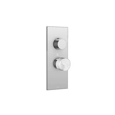 Aquabrass - Srm01 Marmo Trim Set - White - T12001 Valve