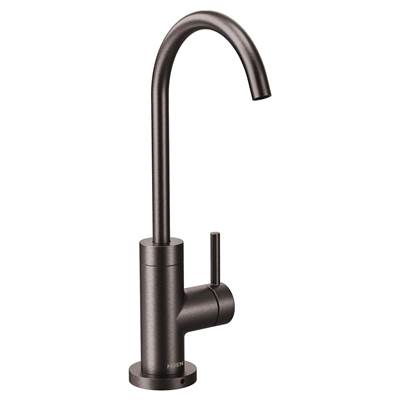 Moen S5530BLS- K- Sip Modern Beverage Faucet with Optional Filtration System (Sold Separately), Black Stainless