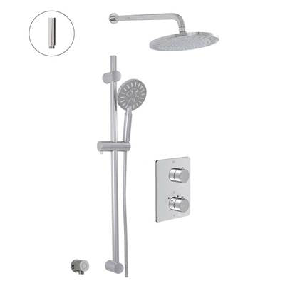 ALT ALT79108201- Via Dante Thermostatic Shower System - 2 Functions - FaucetExpress.ca