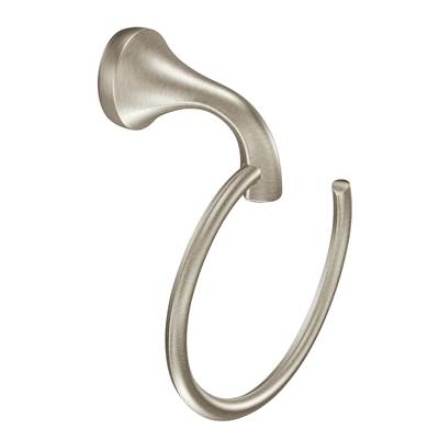 Moen YB2886BN- Eva Brushed Nickel Towel Ring