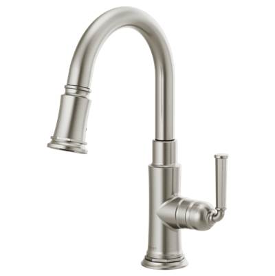 Brizo 63974LF-SS- Single Handle Pull-Down Prep Kitchen Faucet | FaucetExpress.ca