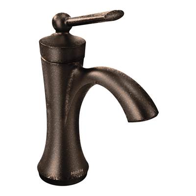 Moen 4500ORB- Wynford Single Hole 1-Handle High-Arc Bathroom Faucet in Oil Rubbed Bronze