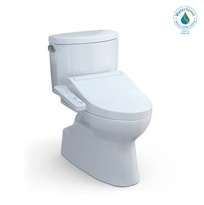 Toto MW4743074CEFG#01- Toto Washlet+ Vespin Ii Two-Piece Elongated 1.28 Gpf Toilet And Washlet+ C2 Bidet Seat Cotton White