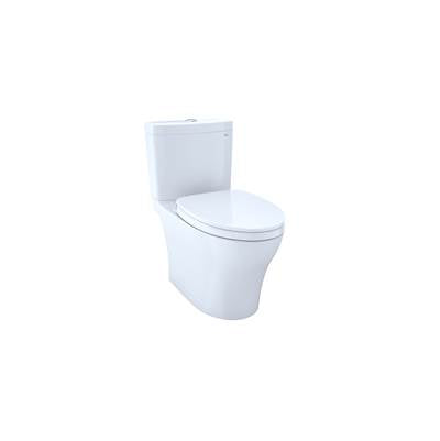 Toto MS446124CEMFGN#03- Toto Aquia Iv Two-Piece Elongated Dual Flush 1.28 And 0.9 Gpf Universal Height Toilet With Cefiontect Washlet+ Ready Bone