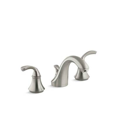Kohler 10272-4-BN- Forté® Widespread bathroom sink faucet with sculpted lever handles | FaucetExpress.ca