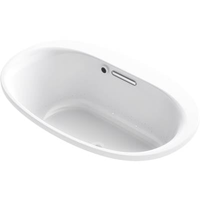 Kohler 5714-GH-0- Underscore Oval 60-in X 36-in Heated Bubblemassage Air Bath With Center Drain | FaucetExpress.ca