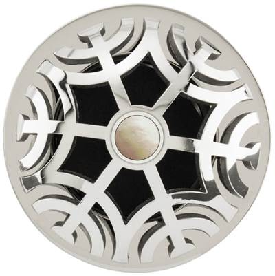 Linkasink D011 - Maze Grid Strainer with Mother of Pearl Screw