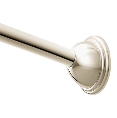 Moen CSR2160NL- Curved Shower Rods Polished Nickel Adjustable Curved Shower Rod