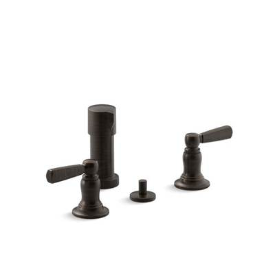 Kohler 10586-4-2BZ- Bancroft® Vertical spray bidet faucet with lever handles | FaucetExpress.ca