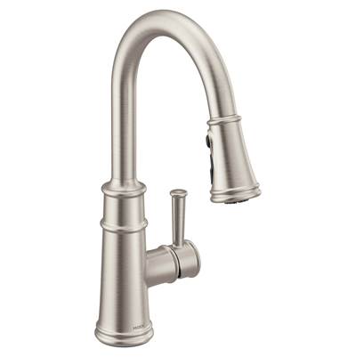Moen 7260SRS- Belfield Single-Handle Pull-Down Sprayer Kitchen Faucet With Reflex And Power Boost In Spot Resist Stainless