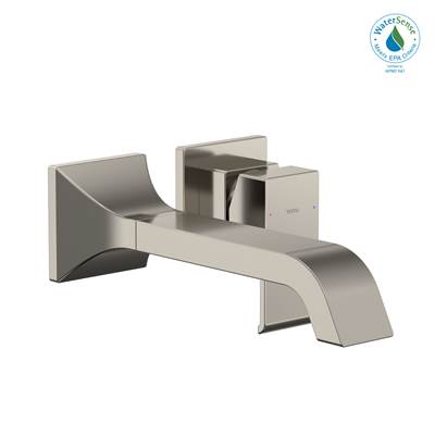 Toto TLG08308U#PN- TOTO GC 1.2 GPM Wall-Mount Single-Handle Long Bathroom Faucet with COMFORT GLIDE Technology, Polished Nickel - TLG08308U#PN | FaucetExpress.ca