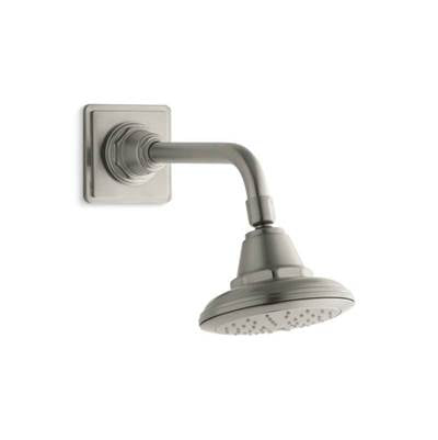 Kohler 45417-G-BN- Pinstripe® 1.75 gpm single-function showerhead with Katalyst(R) air-induction technology | FaucetExpress.ca