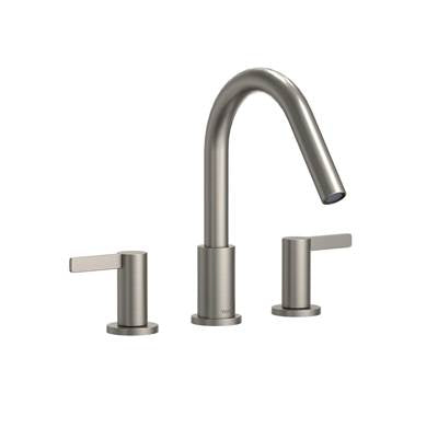 Toto TBG11201UA#BN- Toto Gf Two Lever Handle Deck-Mount Roman Tub Filler Trim Brushed Nickel