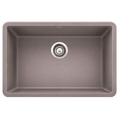 Blanco 401892- PRECIS U Single 27 Kitchen Sink, SILGRANIT®, Metallic Gray | FaucetExpress.ca