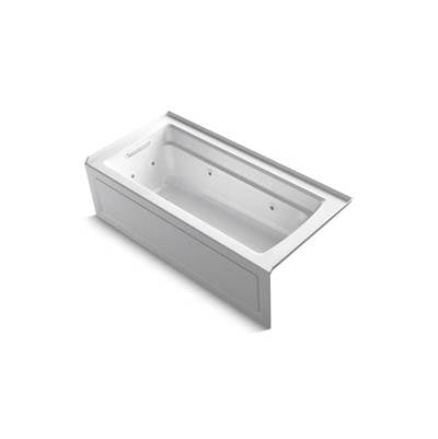 Kohler 1949-LA-0- Archer® 66'' x 32'' integral apron whirlpool with integral flange and left-hand drain | FaucetExpress.ca