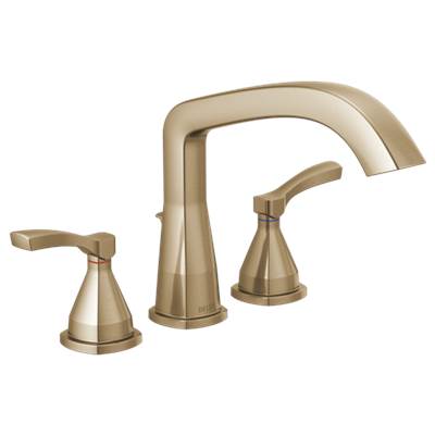 Delta T2776-CZ- Three Hole Roman Tub Trim | FaucetExpress.ca