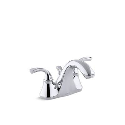 Kohler 10270-4-CP- Forté® Centerset bathroom sink faucet with sculpted lever handles | FaucetExpress.ca