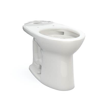 Toto C776CEFG#11- Toto Drake Elongated Universal Height Tornado Flush Toilet Bowl With Cefiontect Colonial White