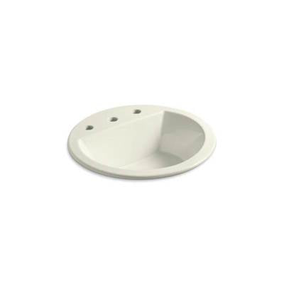 Kohler 2714-8-96- Bryant® Round Round drop-in bathroom sink with 8'' widespread faucet holes | FaucetExpress.ca