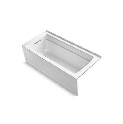 Kohler 1948-LA-0- Archer® 66'' x 32'' alcove bath with left-hand drain | FaucetExpress.ca