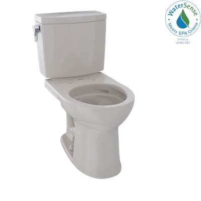 Toto CST453CUFG#12- Drake Ii 1G Round Front Bowl & Tank C453Cufg+St453U-Sed.Beige | FaucetExpress.ca
