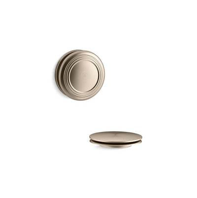 Kohler T37396-BV- PureFlo Traditional Push Button bath drain trim | FaucetExpress.ca