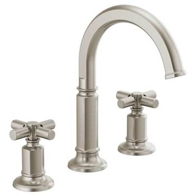 Brizo 65376LF-NKLHP-ECO- Invari Widespread Lavatory Faucet With Arc Spout - Less Handles 1.2 GPM