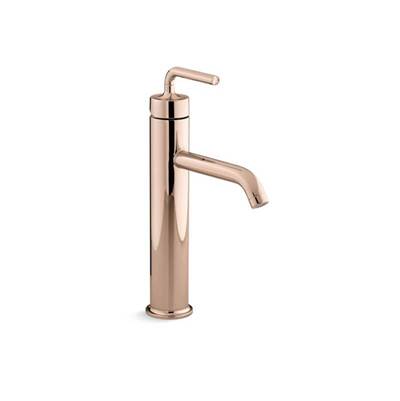 Kohler 14404-4A-RGD- Purist® Tall Single-handle bathroom sink faucet with straight lever handle | FaucetExpress.ca