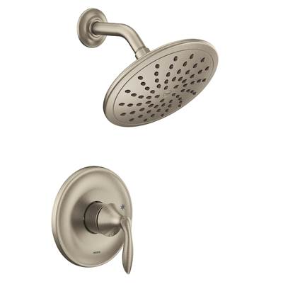 Moen UT2232EPBN- Eva M-Core 2-Series Eco Performance 1-Handle Shower Trim Kit In Brushed Nickel (Valve Sold Separately)