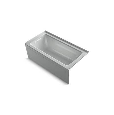 Kohler 1946-LAW-95- Archer® 60'' x 30'' alcove bath with Bask(R) heated surface, integral apron, integral flange and left-hand drain | FaucetExpress.ca