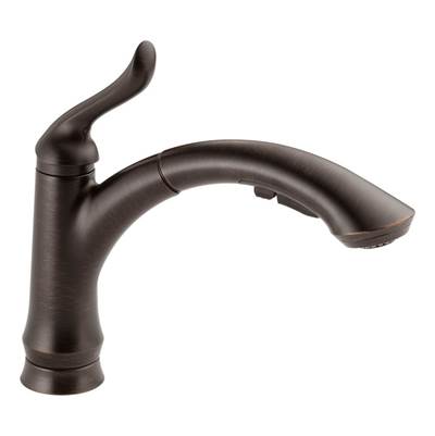 Delta 4353-RB-DST- Single Handle Pullout Kitchen  Faucet | FaucetExpress.ca
