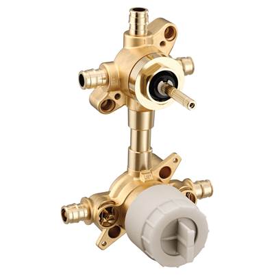 Moen U232CXS- M-CORE 3-Series Mixing Valve with 2 or 3 Function Integrated Transfer Valve with Cold Expansion PEX Connections and Stops