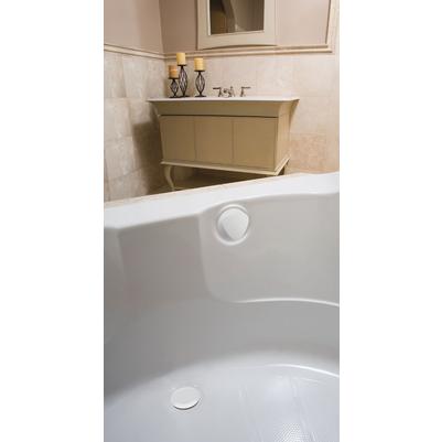 Geberit 151.550.11.1- Ready-to-fit-set trim kit, for Geberit bathtub drain with TurnControl handle actuation: white alpine | FaucetExpress.ca