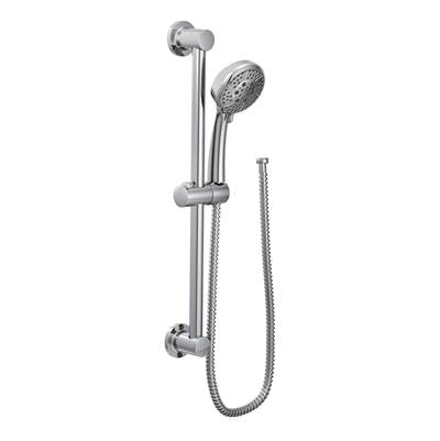 Moen 3669EP- 4-Spray 4 in. Eco-Performance Handheld Handshower with Slidebar in Chrome