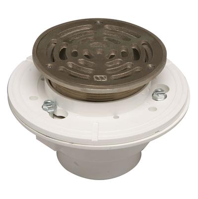 Mountain Plumbing MT509A- 6'' Round Abs Shower Drain