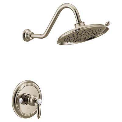 Moen UTS33102NL- Weymouth M-CORE 3-Series 1-Handle Shower Trim Kit in Polished Nickel (Valve Not Included)