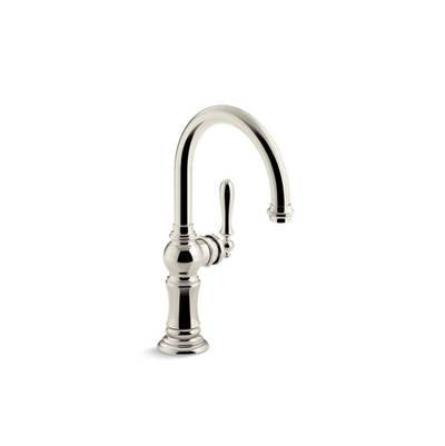 Kohler 99264-SN- Artifacts® single-handle bar sink faucet with 13-1/16'' swing spout, Arc spout design | FaucetExpress.ca