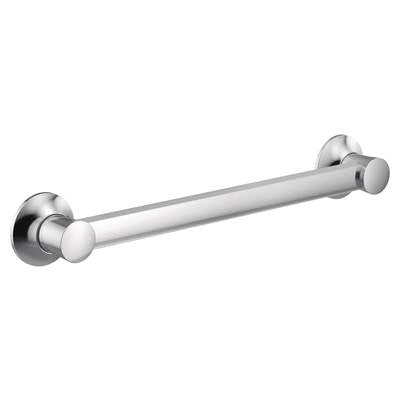 Moen YG0318CH- Bathroom Safety 18-Inch Stainless Steel Bathroom Grab Bar, Chrome