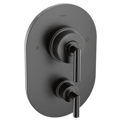 Moen TS22000BL- Arris Posi-Temp with Built-in 3-Function Transfer Valve Trim Kit, Valve Required, Matte Black