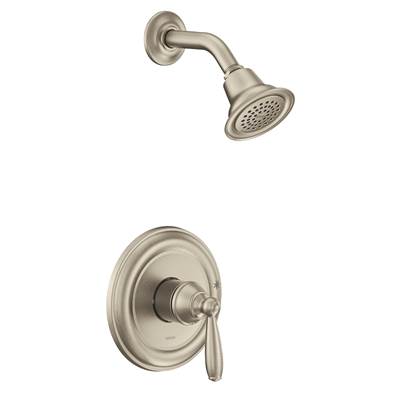 Moen UT2152EPBN- Brantford M-Core 2-Series Eco Performance 1-Handle Shower Trim Kit In Brushed Nickel (Valve Sold Separately)