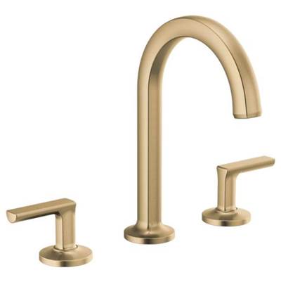 Brizo 65306LF-GLLHP- Kintsu Widespread Lavatory Faucet With Arc Spout - Less Handles