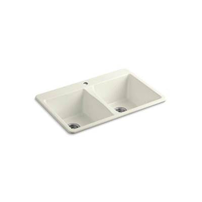 Kohler 5873-1-96- Deerfield® 33'' x 22'' x 9-5/8'' top-mount double-equal kitchen sink | FaucetExpress.ca