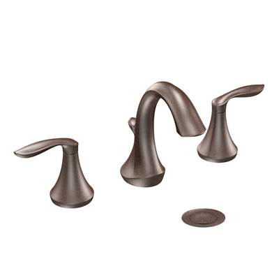 Moen T6420ORB- Eva 8 in. Widespread 2-Handle High-Arc Bathroom Faucet Trim Kit in Oil Rubbed Bronze (Valve Not Included)