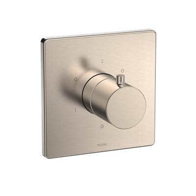 Toto TBV02102U#BN- 3Way Div Trim W/Off,G,Square Brushed Nickel | FaucetExpress.ca
