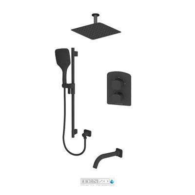 Tenzo F-DET33-511315-BG - Trim For Delano T-Box Kit 3 Functions Thermo Brushed Gold Finish