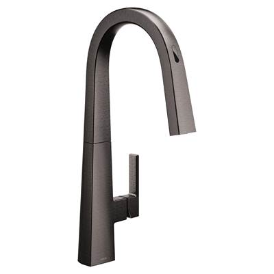 S75005bl Moen S75005EVBLS- Nio U by Moen Smart Pulldown Kitchen Faucet with ...