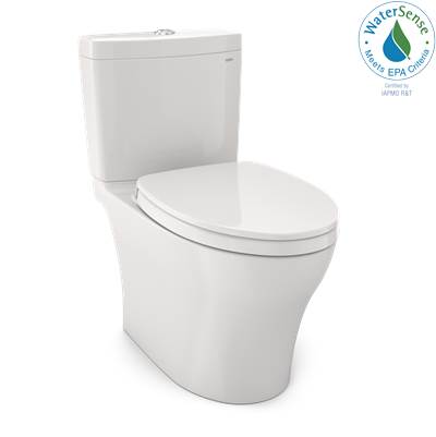 Toto MS446124CUMG#11- Aquia Iv 2Pc Connect+ W/ Ss124 1.0Gpf Colonial White | FaucetExpress.ca