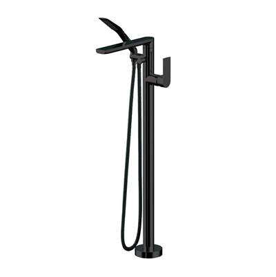 Aquabrass - 15084 Tmr Floormount Tub Filler With Handshower